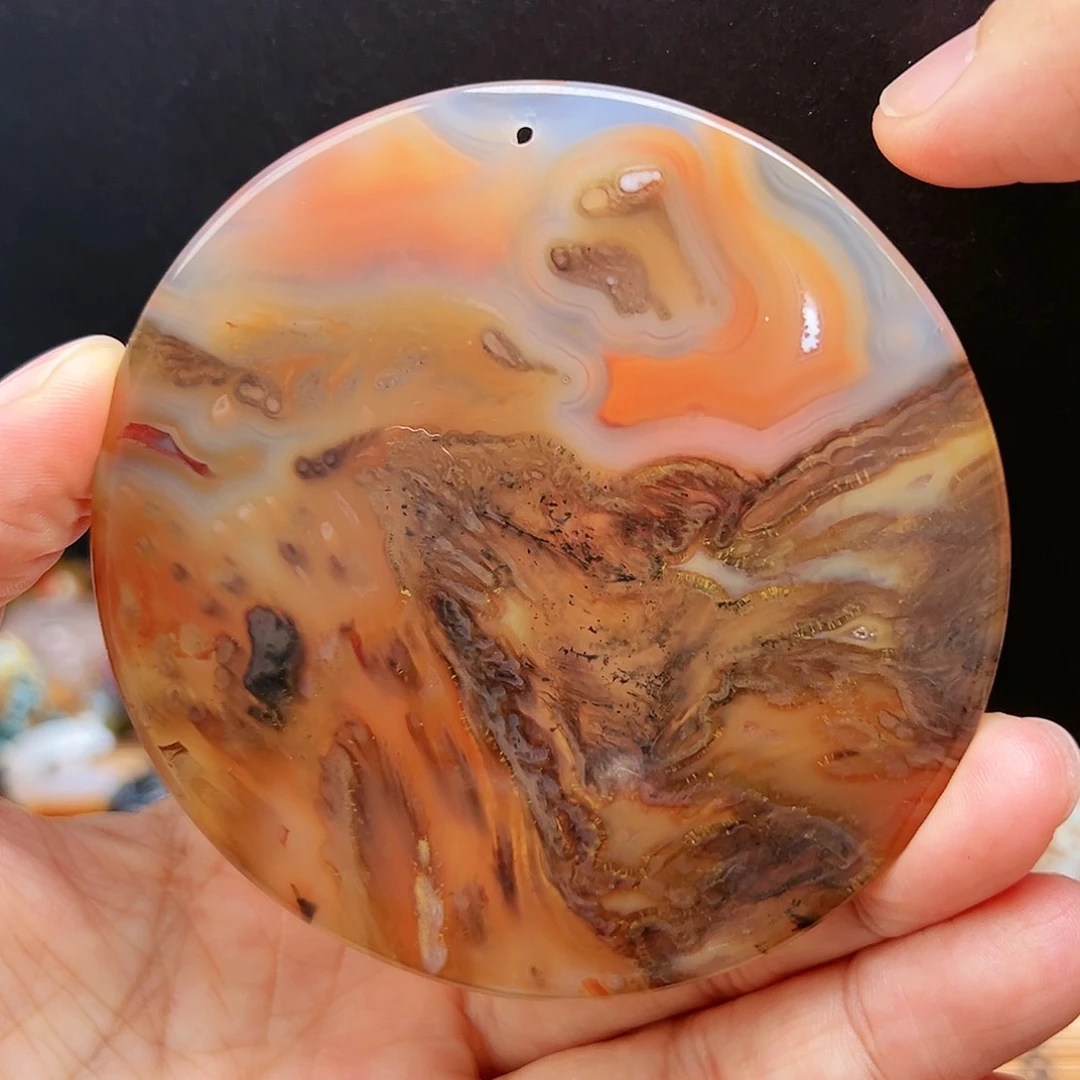 未镶嵌玛瑙/玉髓珠宝半成品