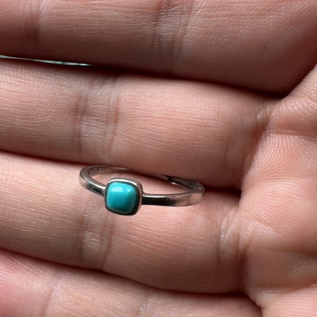 绿松石银S925镶嵌珠宝奇石