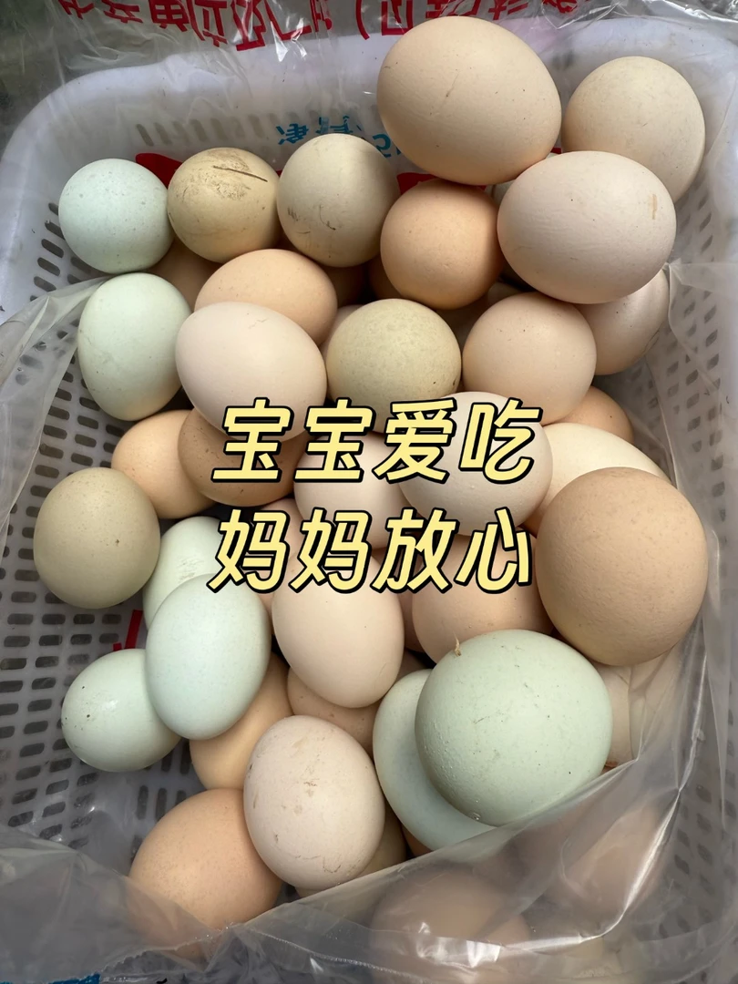 农村纯粮食喂养散养土鸡蛋正宗可生吃的新鲜鸡蛋宝宝爱吃妈妈放心