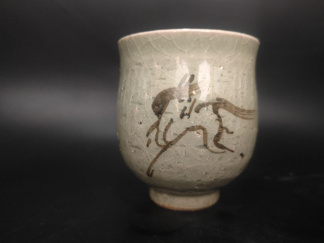 相马烧陶德可乐杯天青主人杯01/14陶瓷