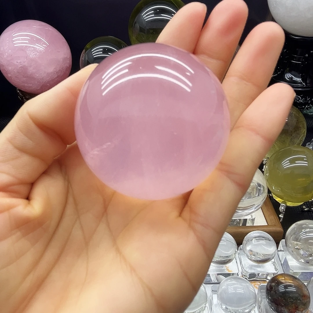 未镶嵌珠宝半成品水晶4.9公分