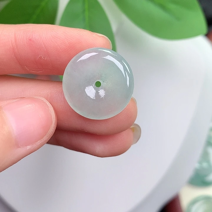 颈饰未镶嵌翡翠平安扣 18-3.6mm