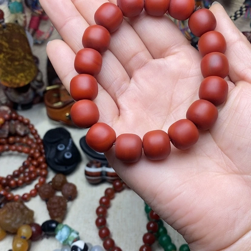 【闪购商品】玛瑙/玉髓未镶嵌颈饰白*