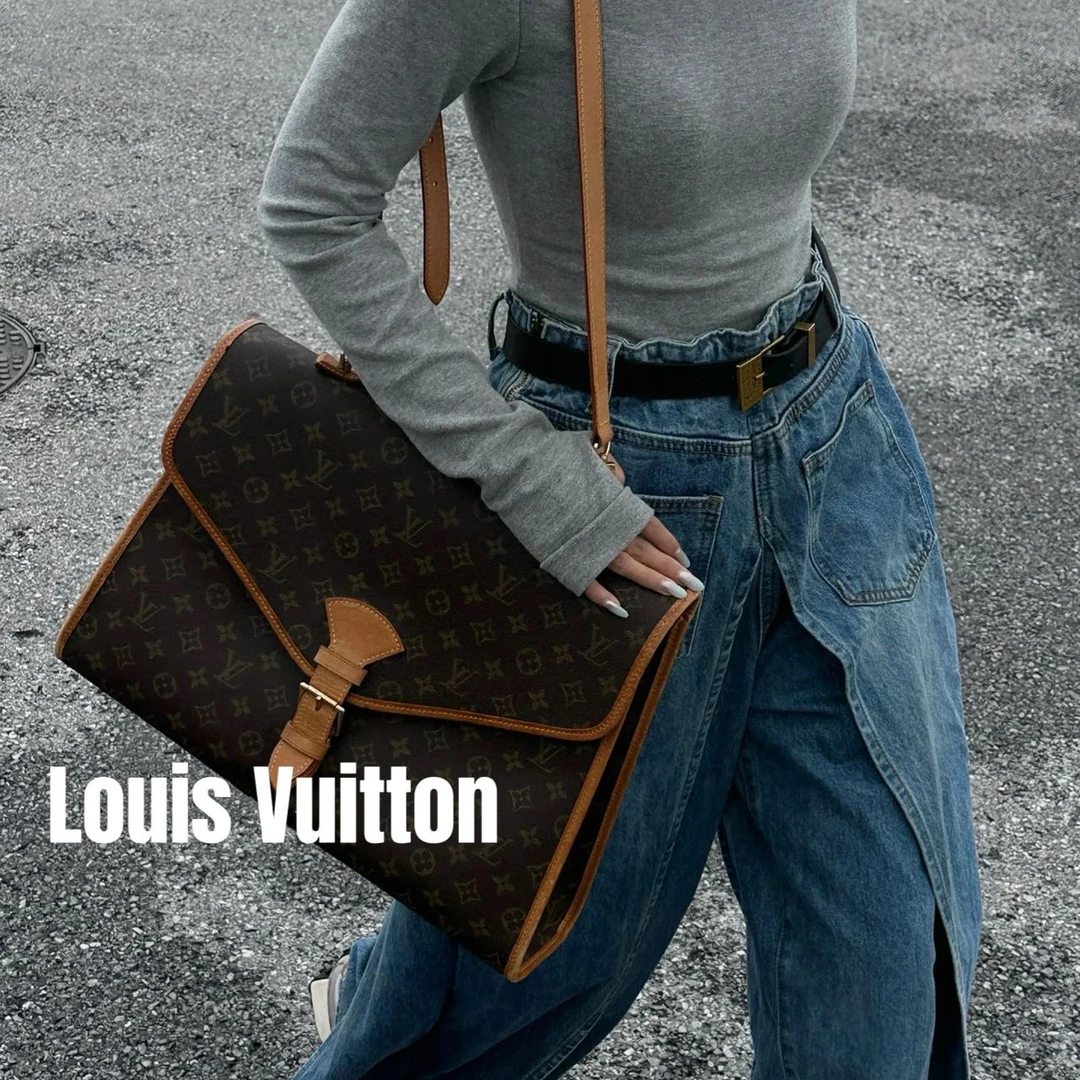 修复品8613913/LouisVuitton/路易威登大号IVY公文包配皮换新