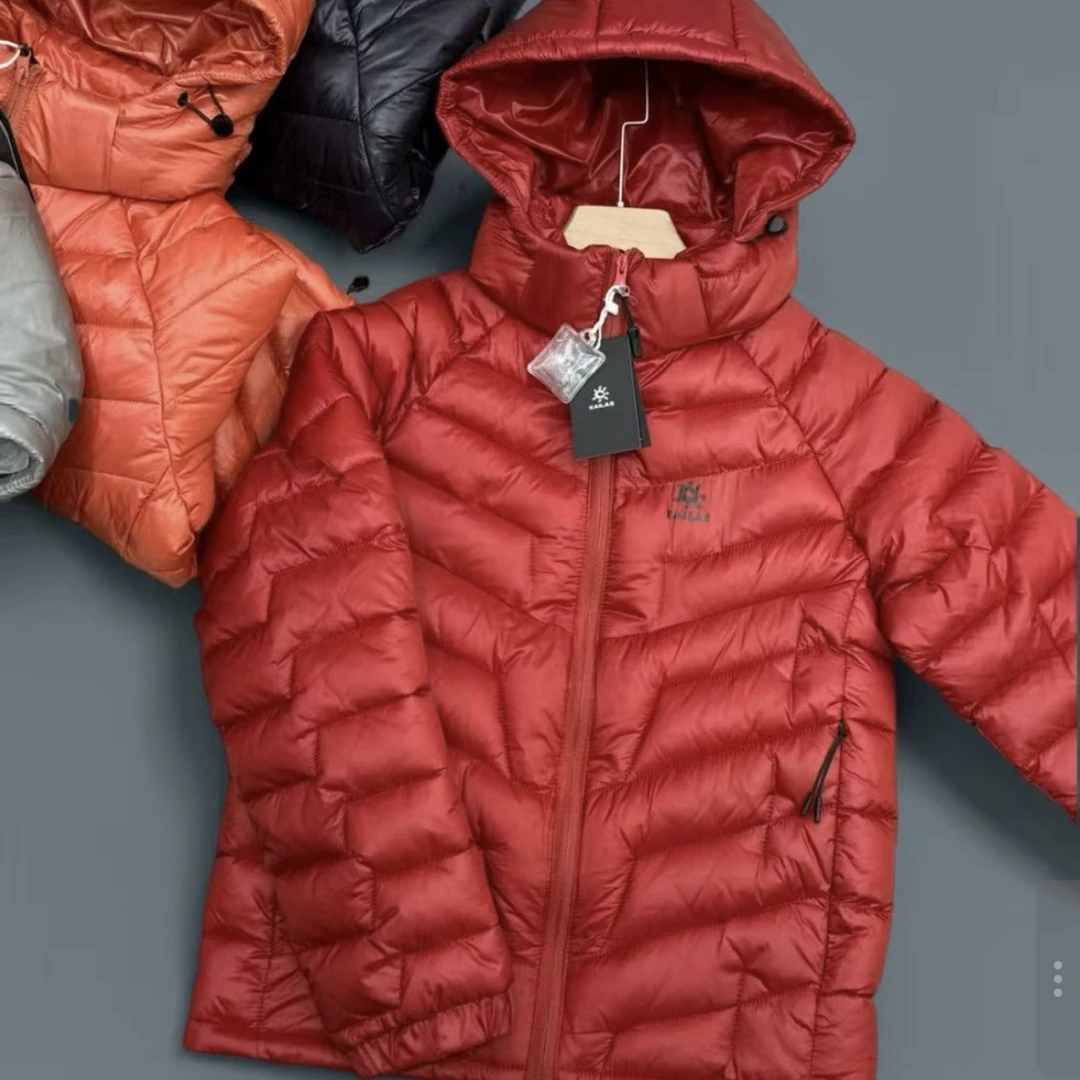 轻量保暖户外登山连帽 羽绒外套