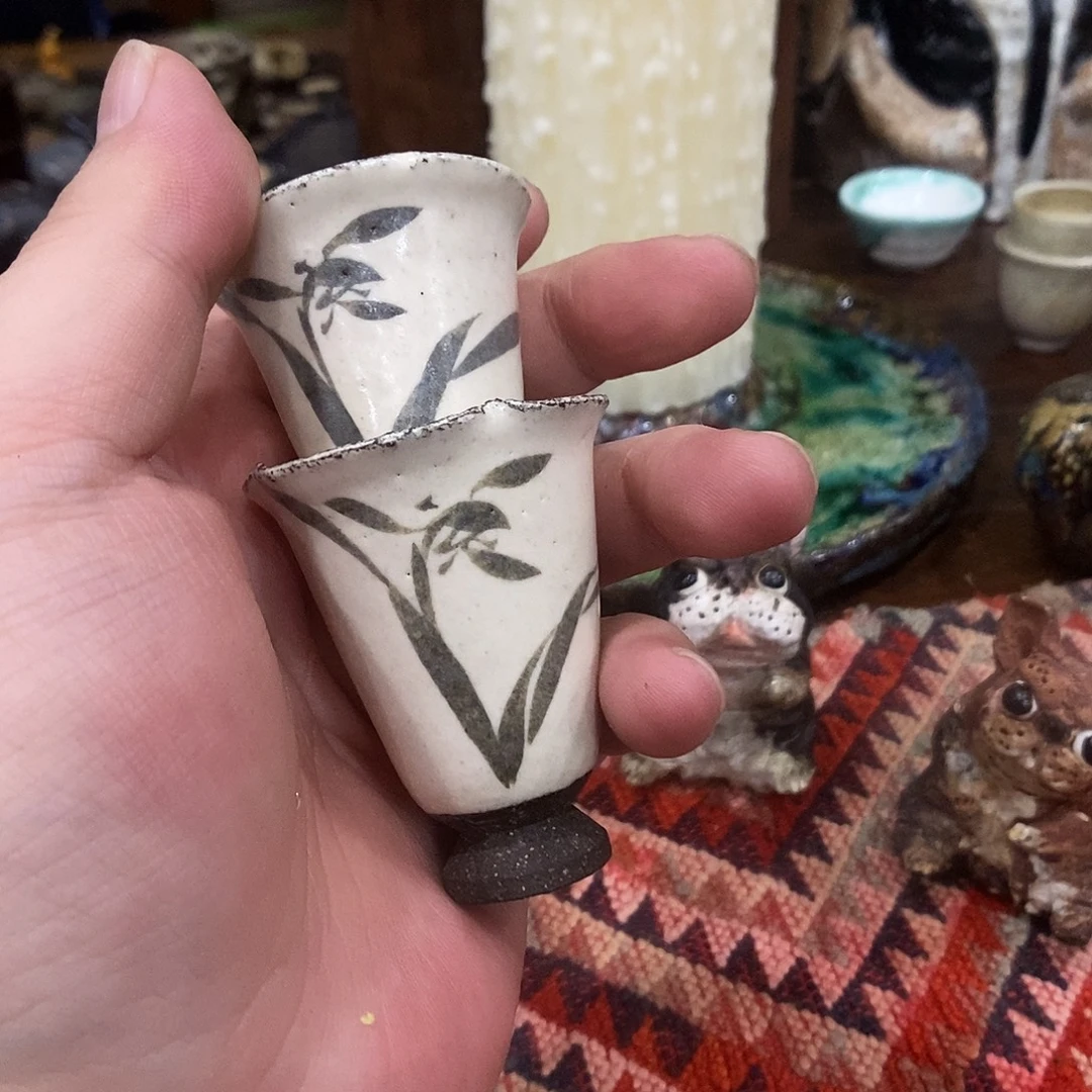小***夏手工制作柴烧茶具