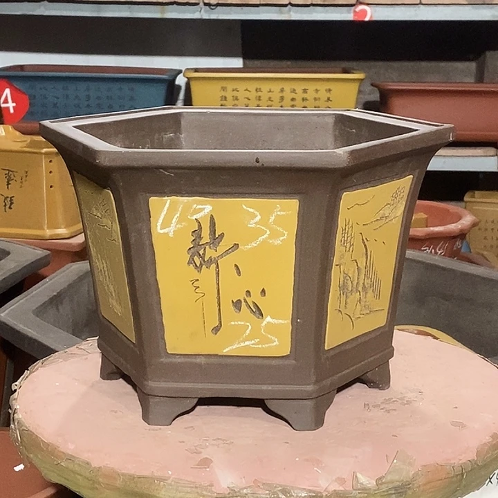 紫砂花盆花盆包邮