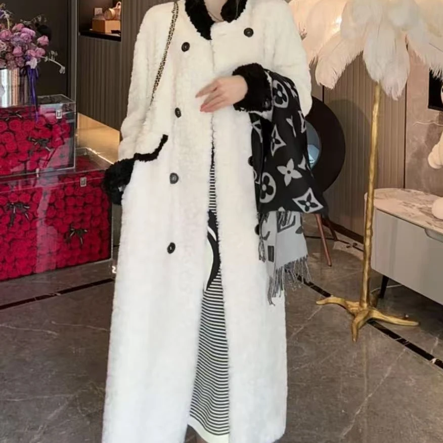 琳琳2025秋冬新款女士时尚百搭原创设计显瘦气质外套小香风大衣