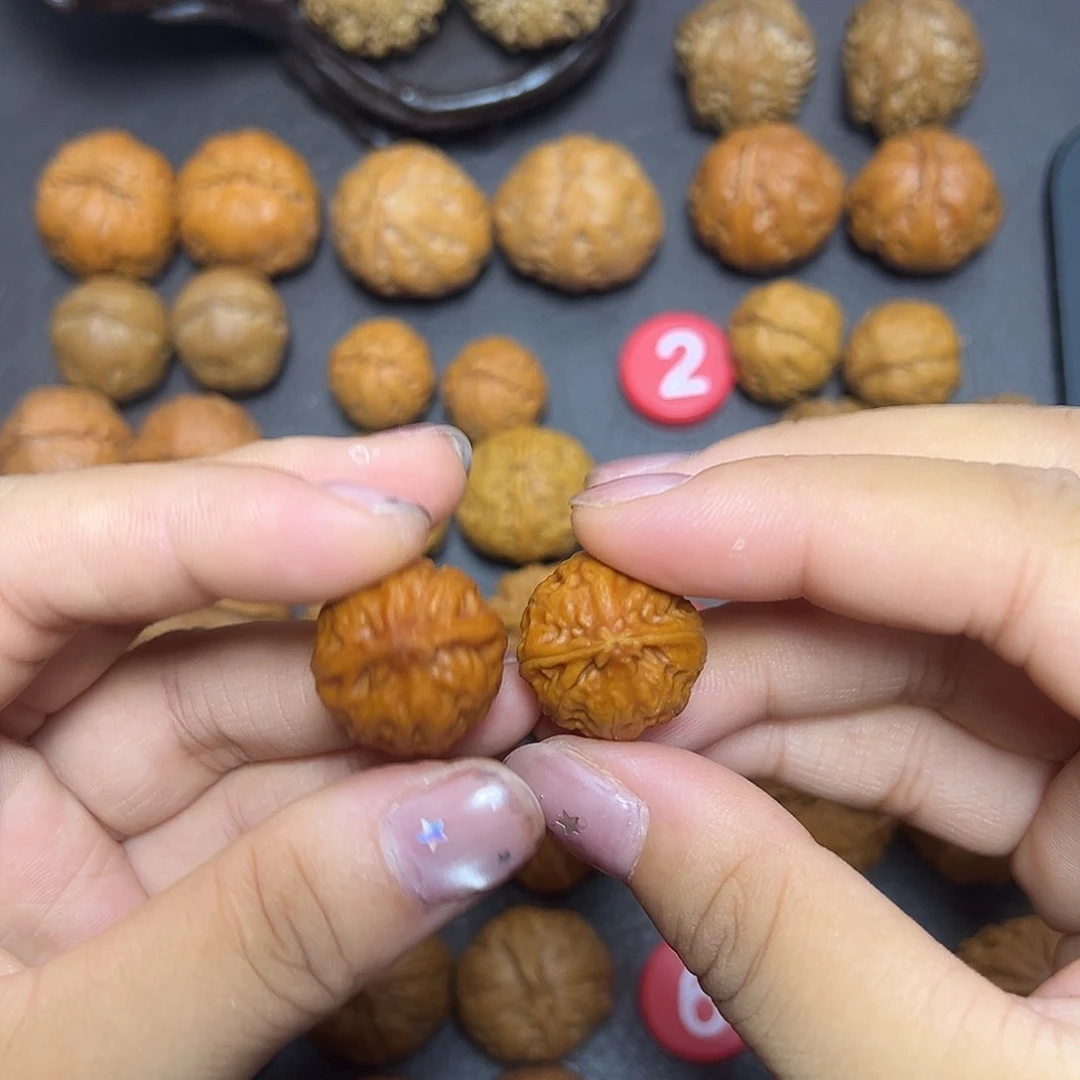H***屁文玩核桃把件小金豆21
