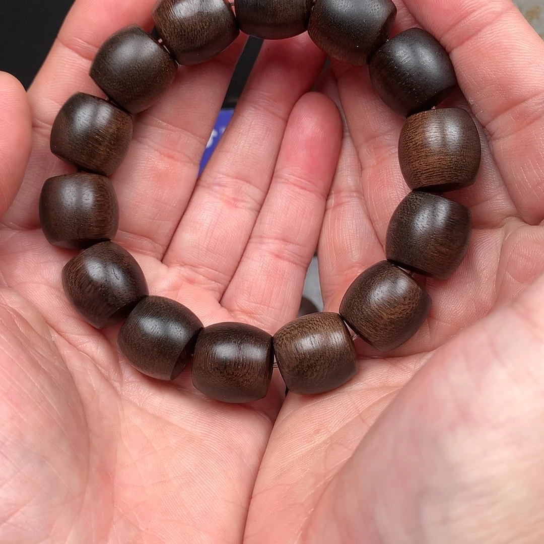 沉香手串越南芽庄白棋