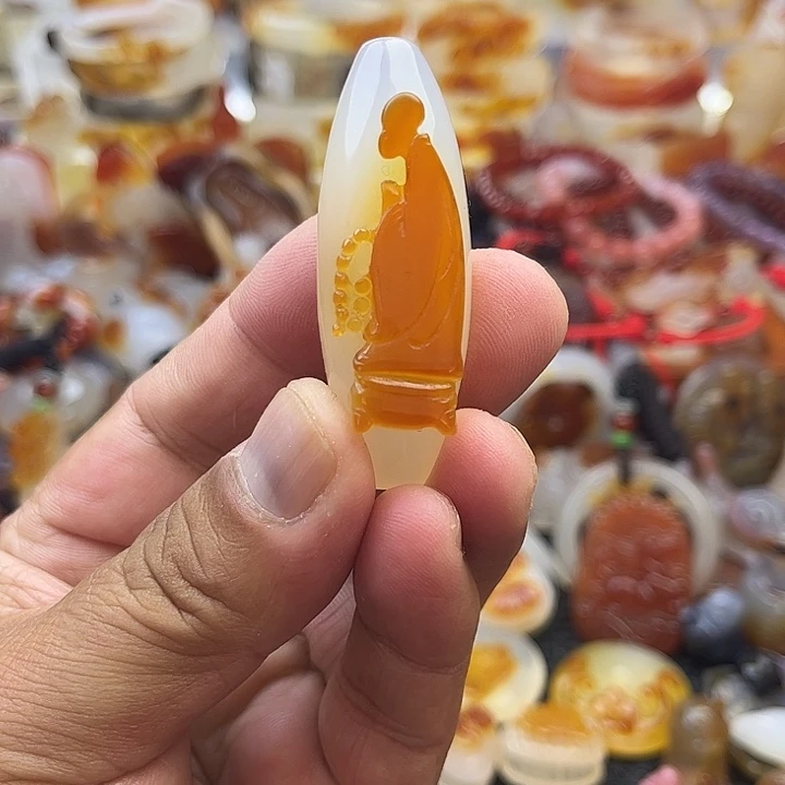 玛瑙/玉髓未镶嵌颈饰