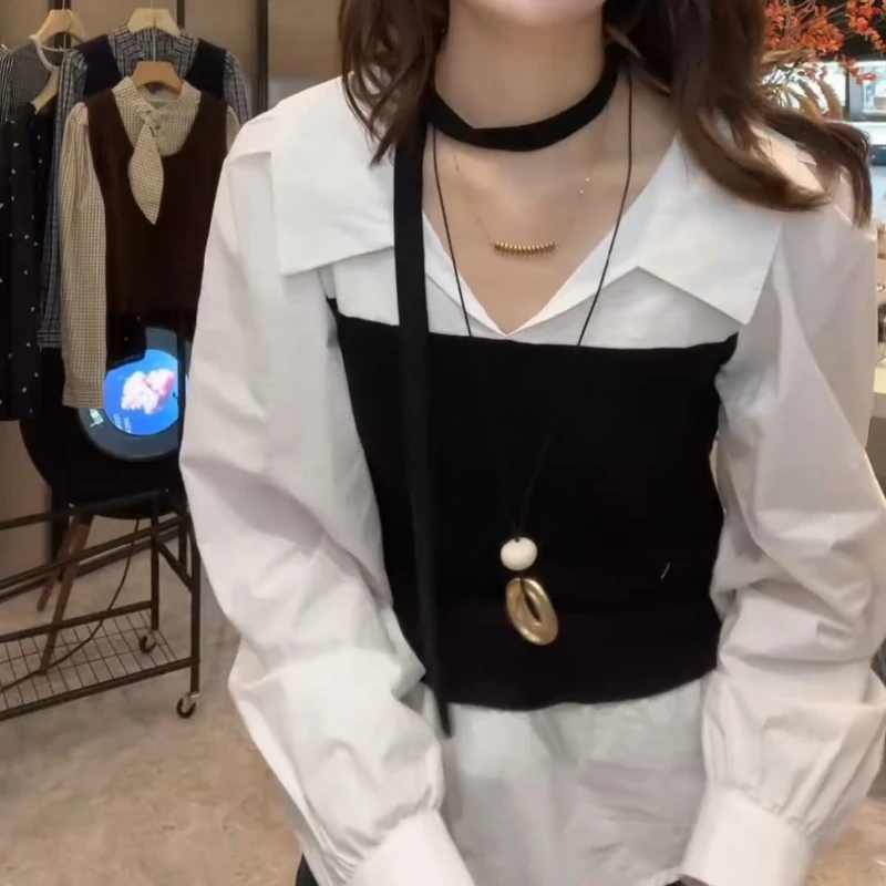 【彼岸双生】秋季设计感衬衫小众炸街高级感女装独特小衫LK2506318