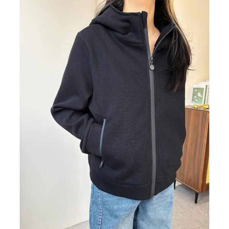 唯可哲时尚高级大牌感加厚连帽外套301535