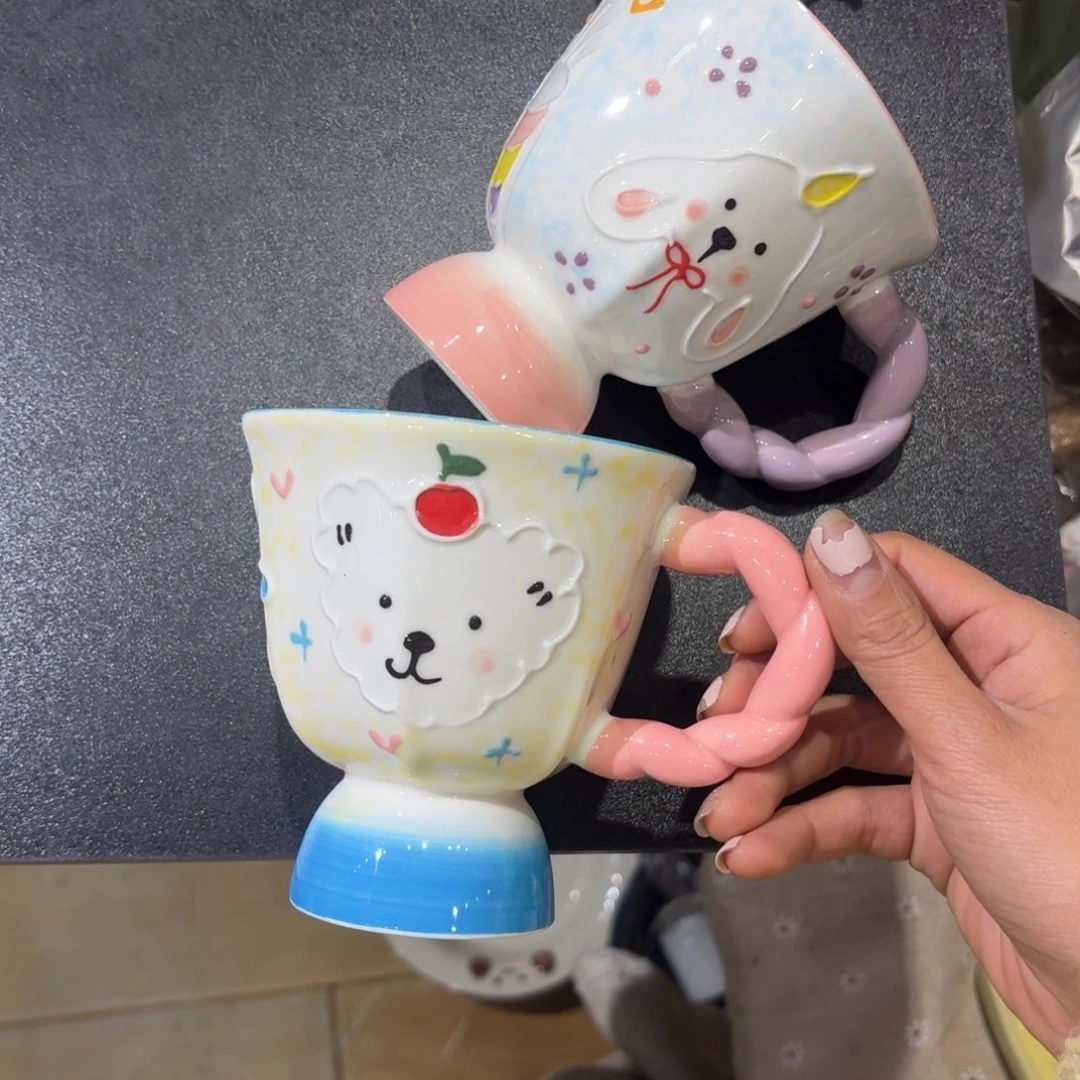 瓷两个卡通被子两个两个