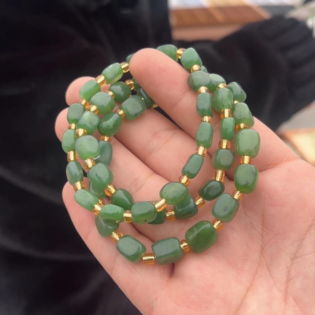 和田玉颈饰未镶嵌和田玉碧玉手串多样性发货（拍一发一）