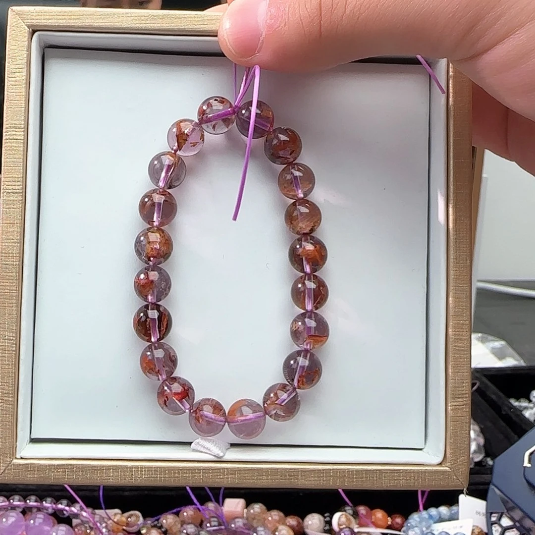 水晶手链未镶嵌枫叶极光