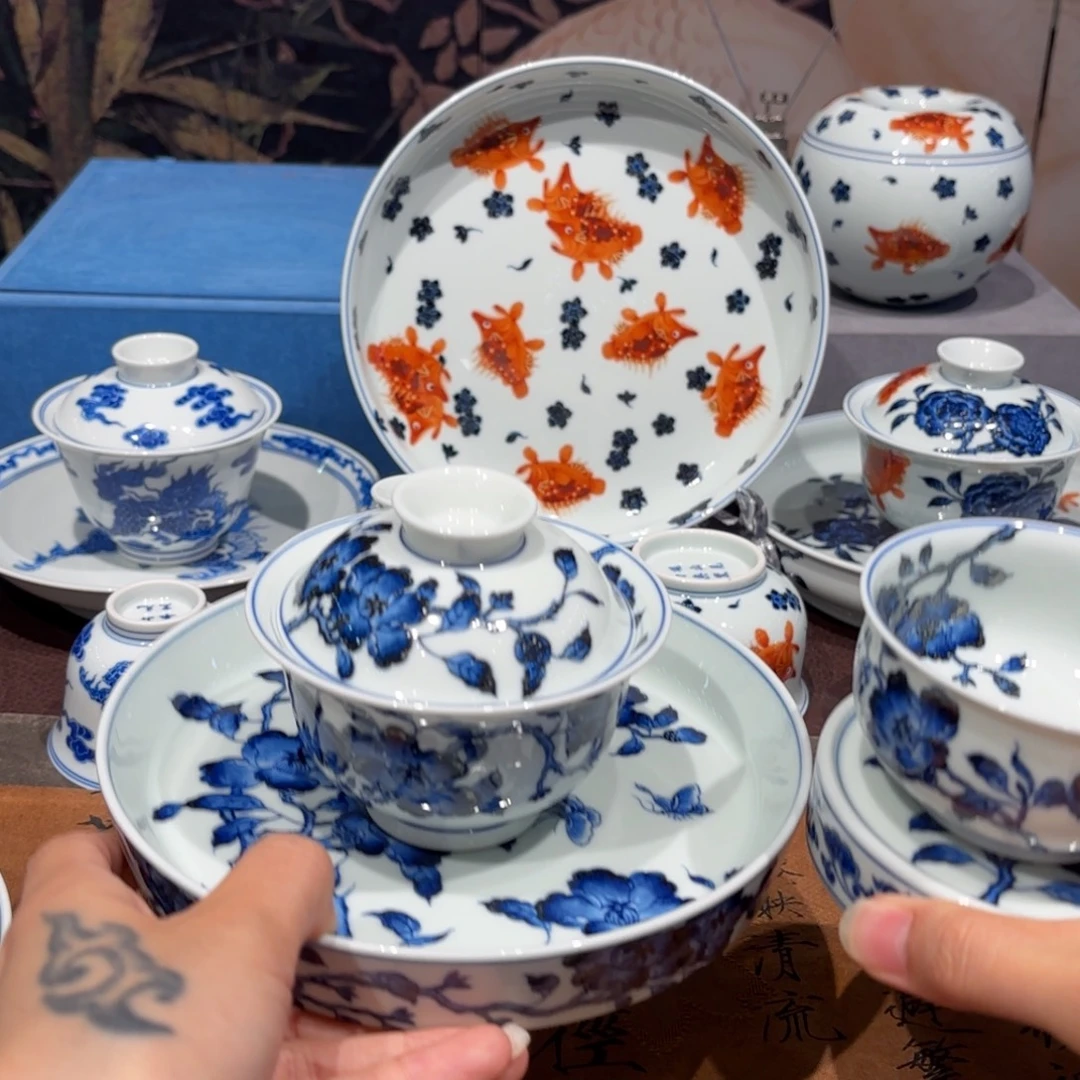 y***n手工手绘陶瓷茶具