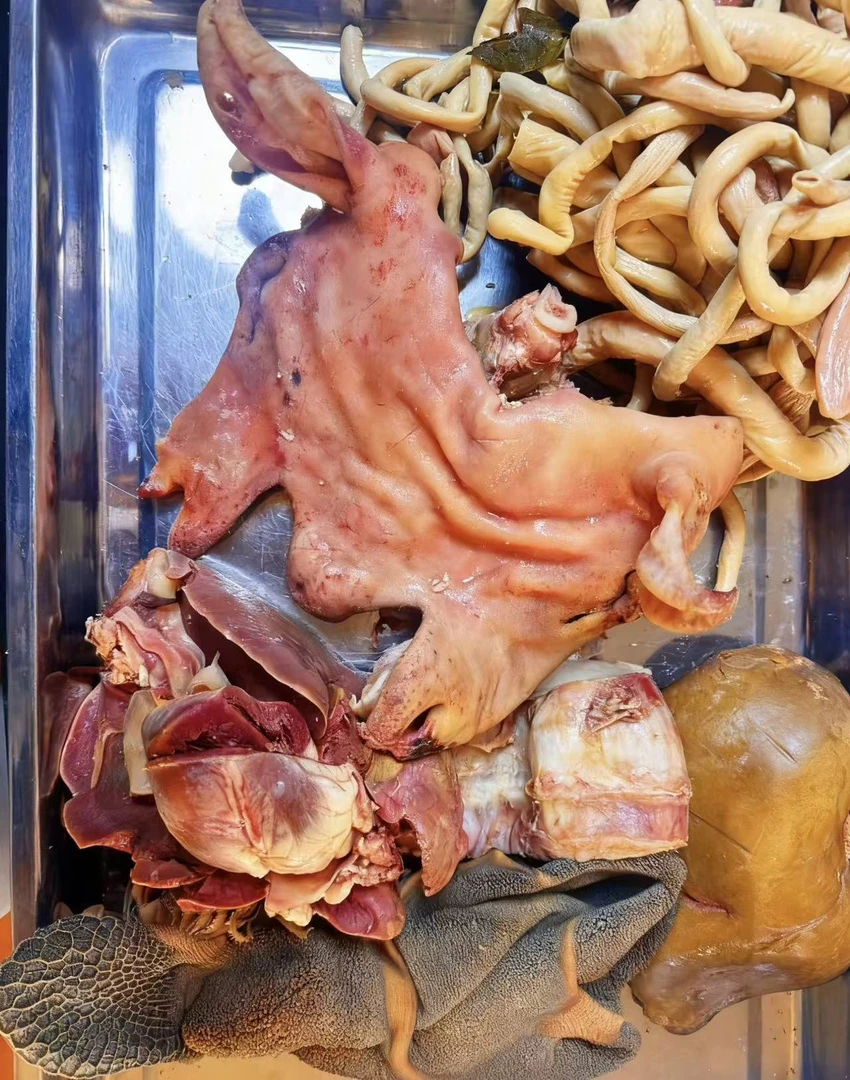 羊杂/羊脸肉羊肚羊肠羊心肺组合羊杂共5斤