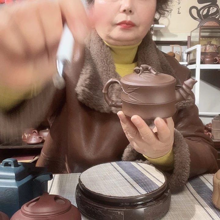 紫泥茶壶?****好原矿紫砂壶