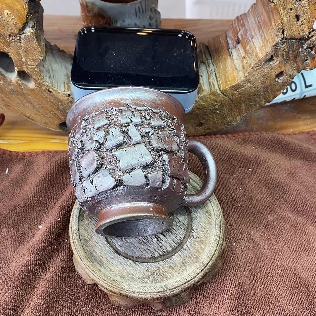 用***5陶园柴烧，精品高货755裂