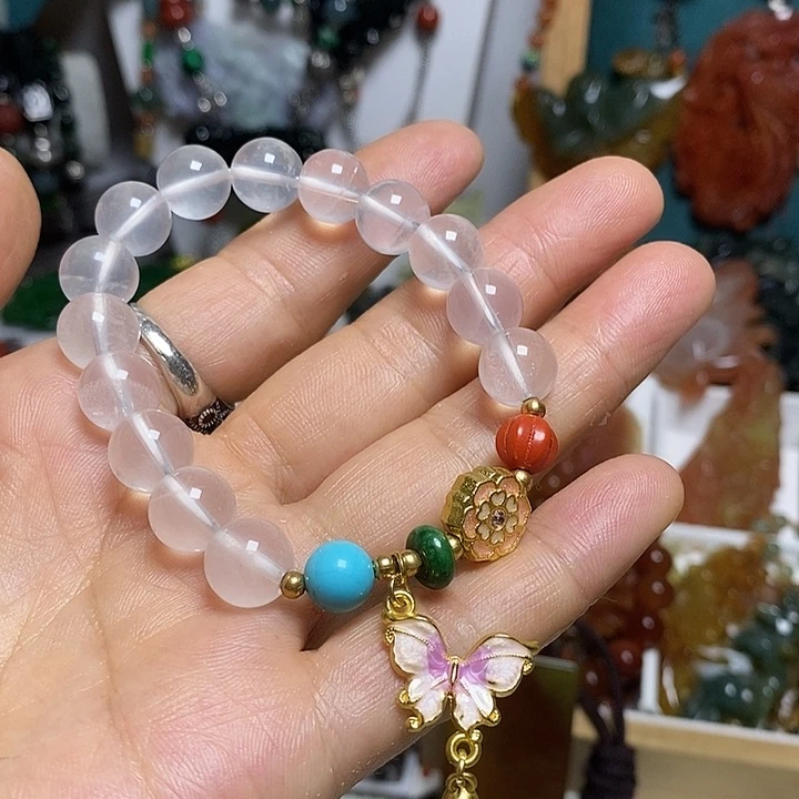 蛇纹石玉合金吊坠(赠链)