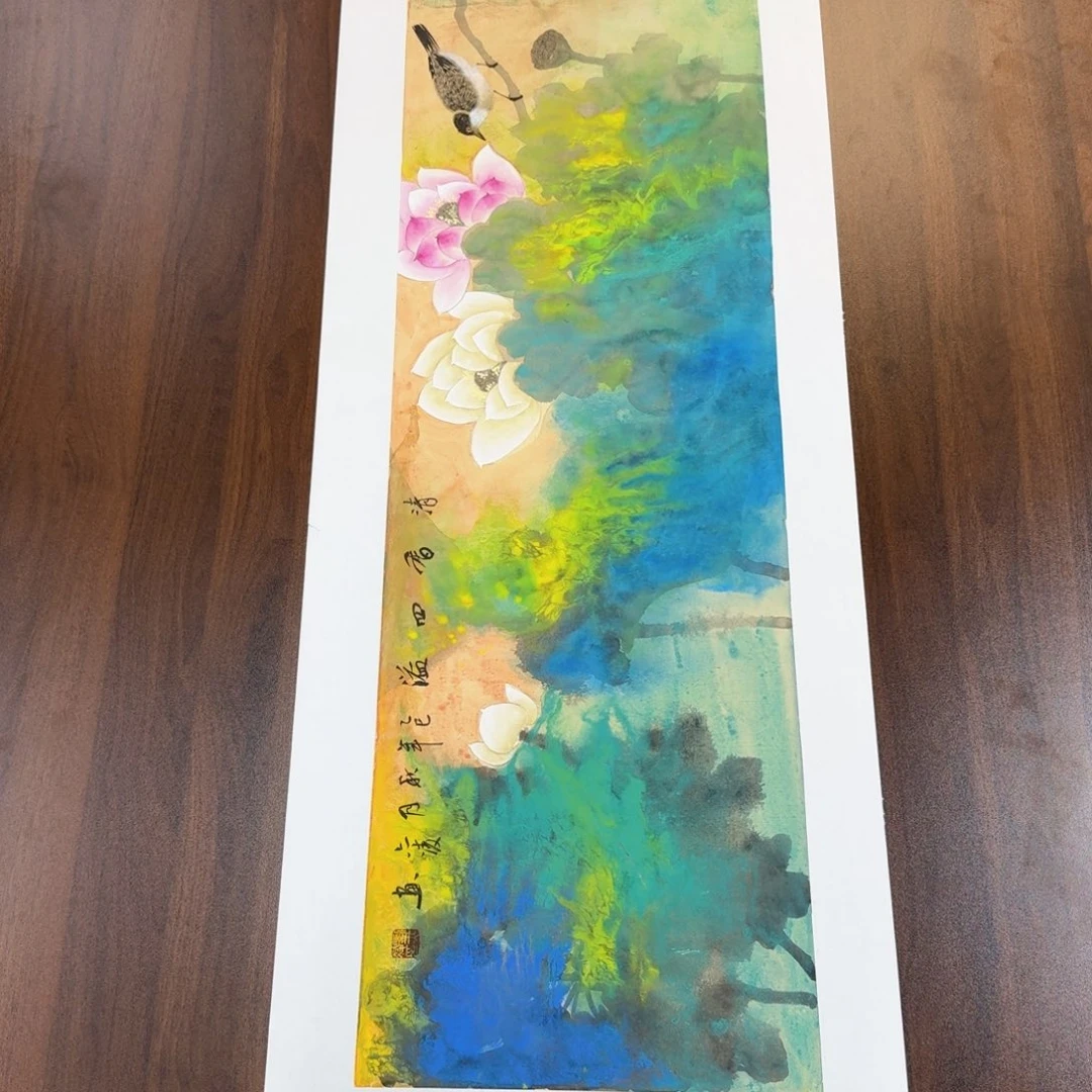 国画国画作品山水花鸟