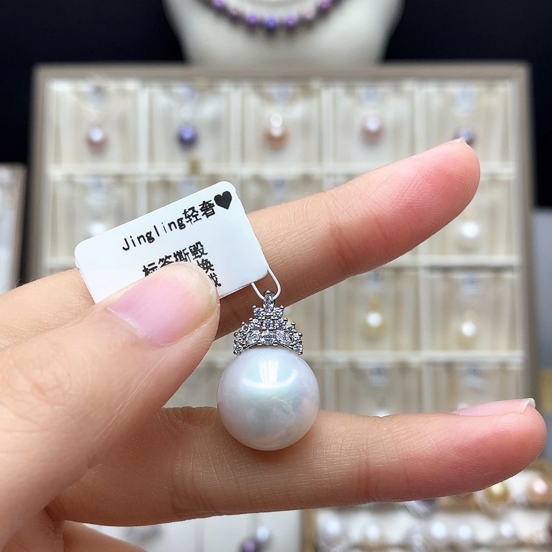 淡水珍珠颈饰合金