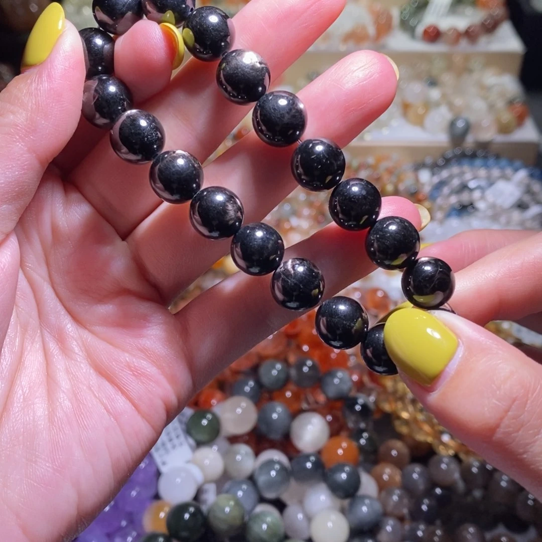 水晶手串未镶嵌金运石