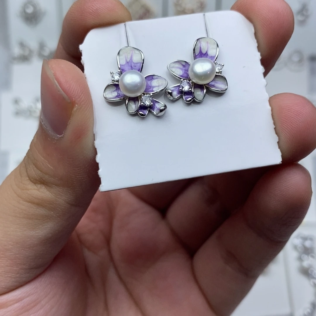 未镶嵌耳饰淡水珍珠