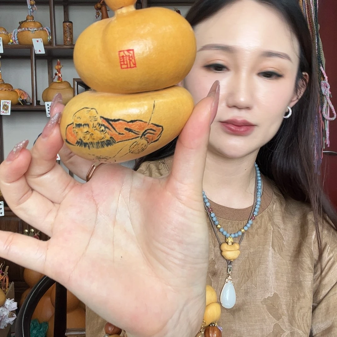 艺***甲歪财墨刻钱袋子葫芦