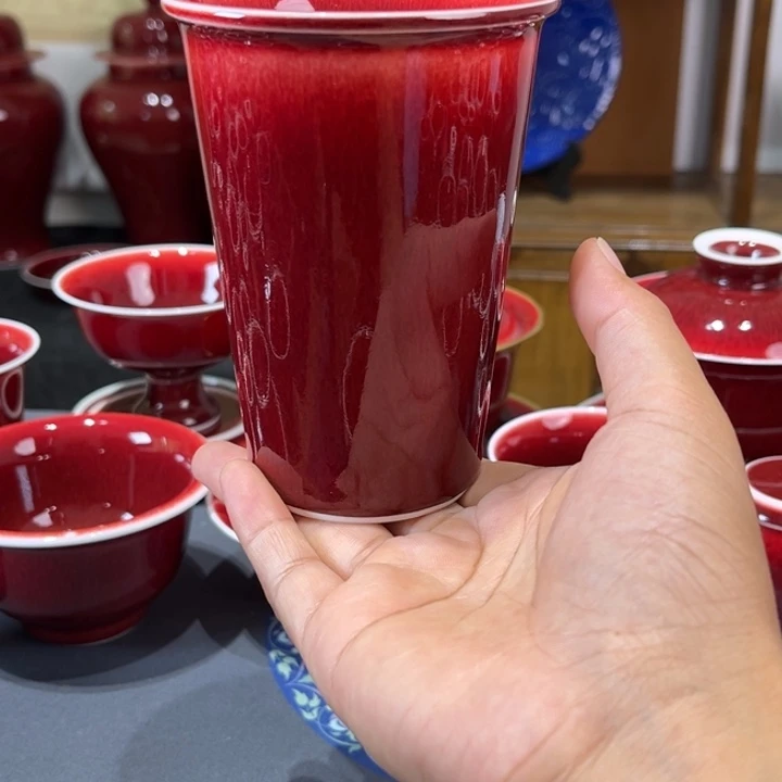 景德镇陶瓷浅行大乐杯