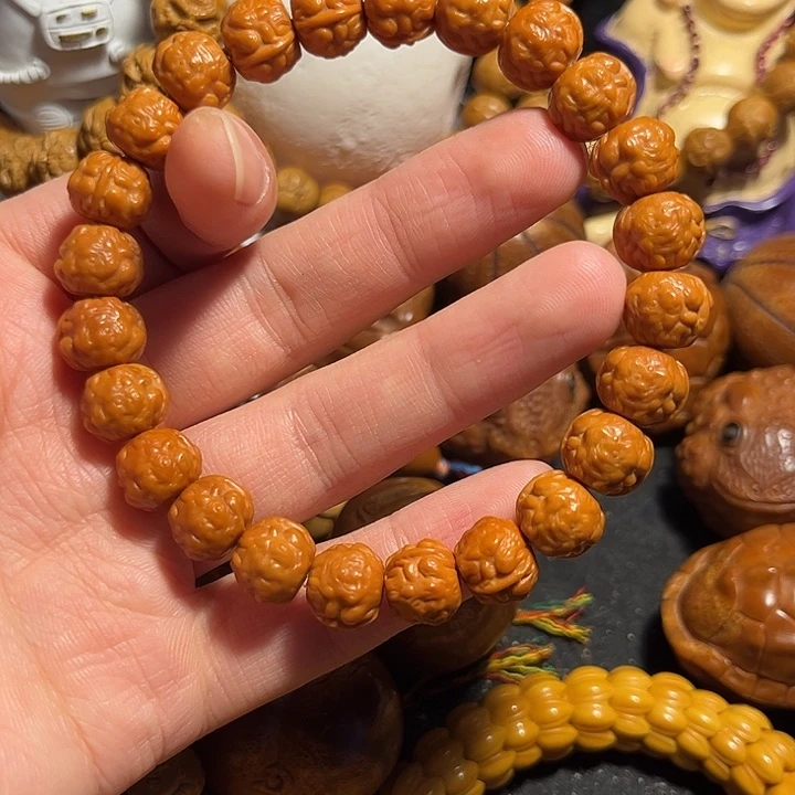 手串/手链橄榄核猴头1.12金蟾