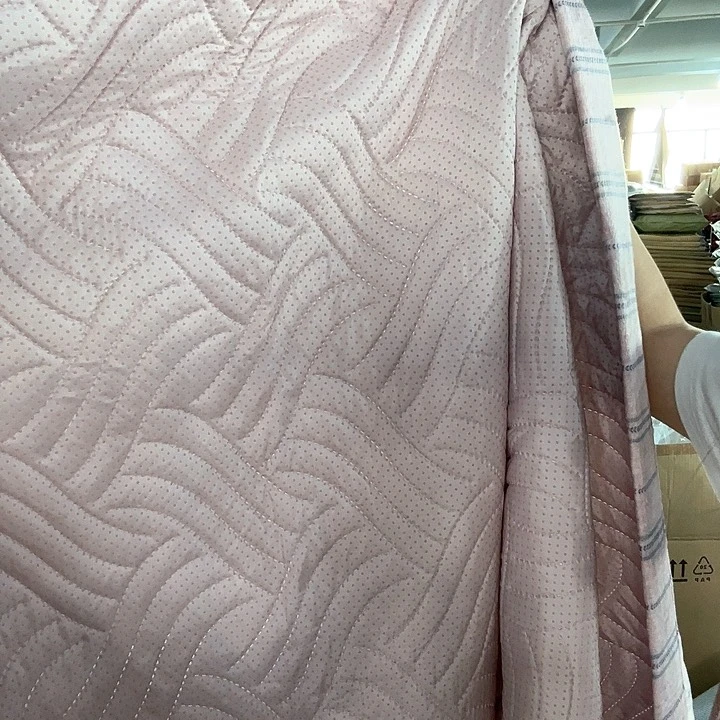 三醋酯纤维粉色牛奶容褥子180