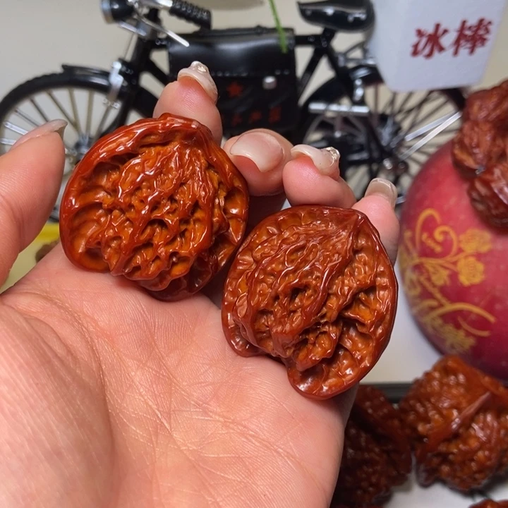 文玩核桃吊坠苹果园异形