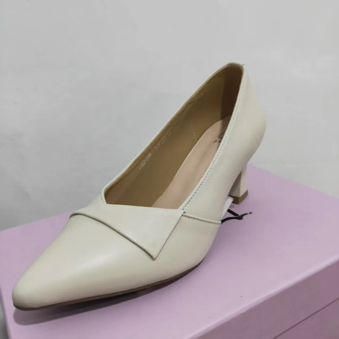 【老彭同学】【头层羊皮】尖头通勤简约单鞋587-799