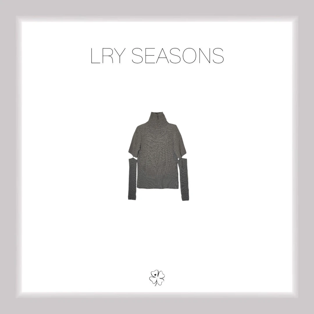 LRY SEASONS |高领短袖配袖套羊毛上衣25641