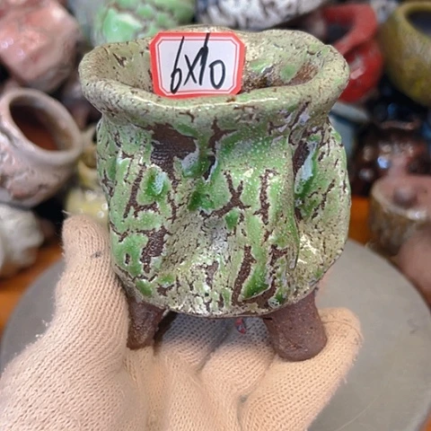 粗陶花盆手工花盆制作就这样