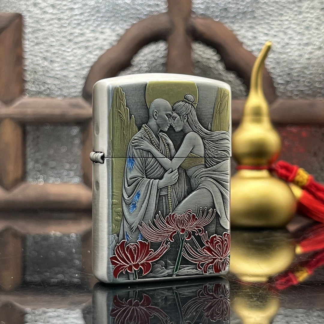 ZIPPO/之宝打火机 忘川彼岸盔甲熏银鎏金填彩【小飞甄选】DYJ1