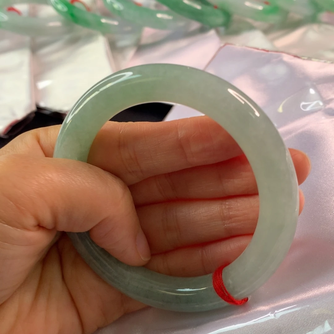 翡翠未镶嵌手镯翡翠手镯58