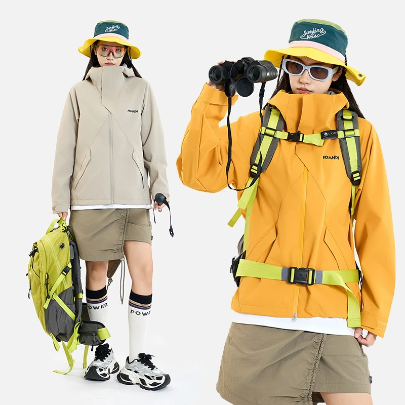 【单外壳】轻薄软壳衣城市户外男女款轻量化磁吸设计骑行服26988F