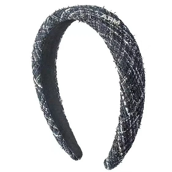 小香风发箍宽版气质百搭