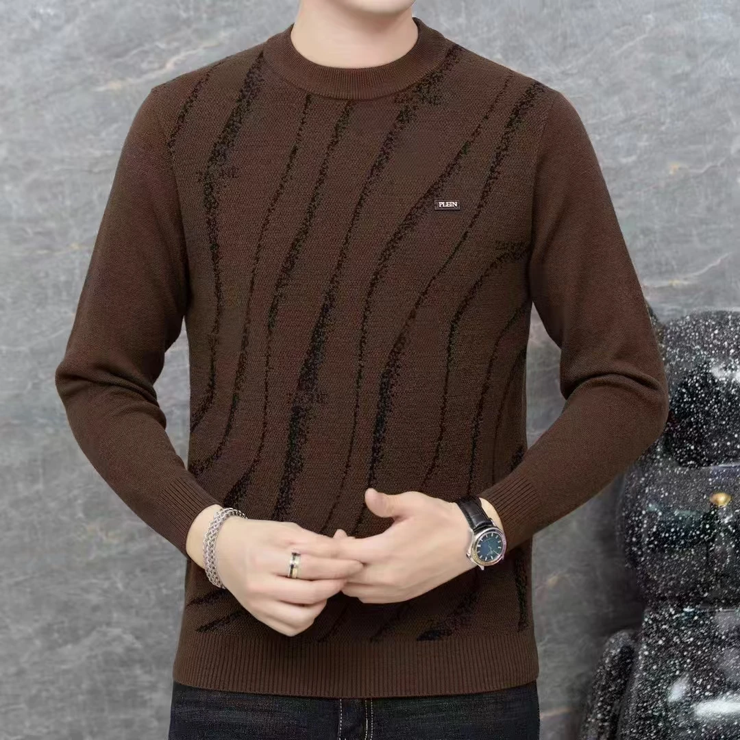 男士商务断码薄款羊绒衫101-200针织时尚圆领长袖保暖秋冬男款