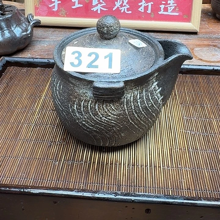 纯手工制作粗陶茶具
