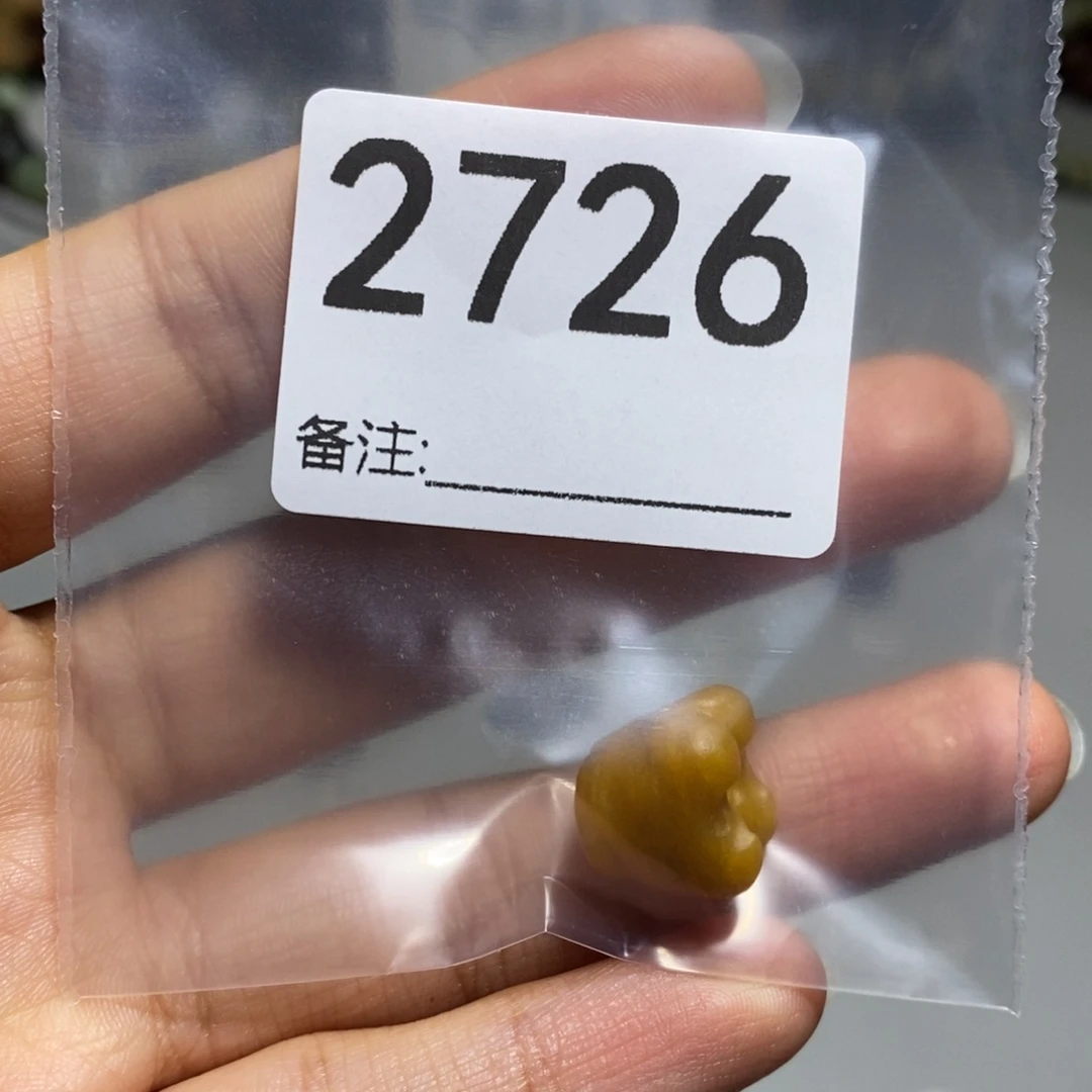 颈饰未镶嵌岫岩河磨玉（透闪石质玉）蕾