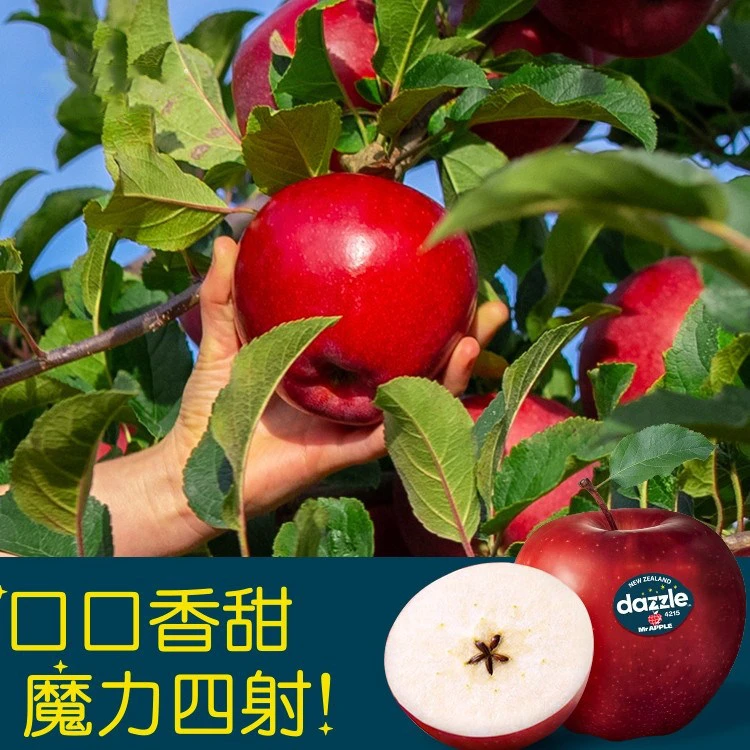 森叔源选 当季限定版DAZZLE新品种苹果好吃到哭3/5斤【顺丰包邮】