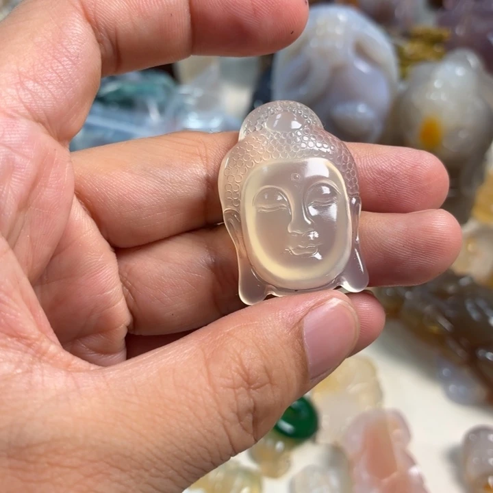 玛瑙/玉髓未镶嵌吊坠(不含链)