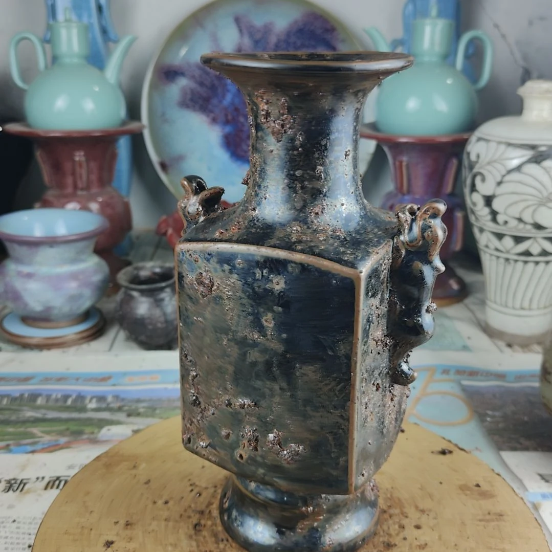 瓷片自选器型官窑生锈瓷