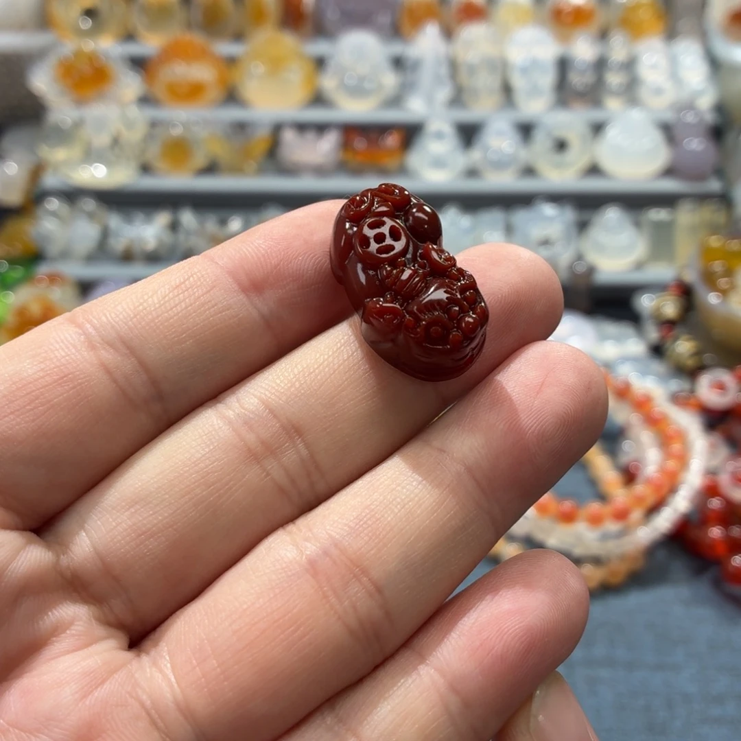 玛瑙/玉髓未镶嵌吊坠(不含链)