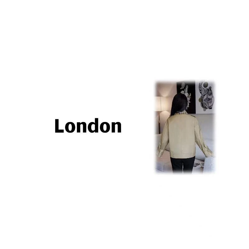 时尚春季短款新款女装夹克126365