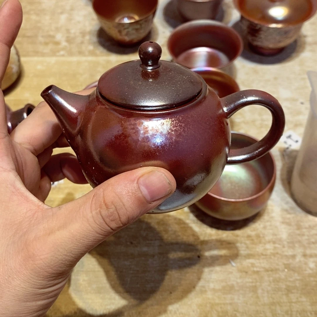 柴烧茶具陶瓷杯子